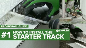 How to install the starter track