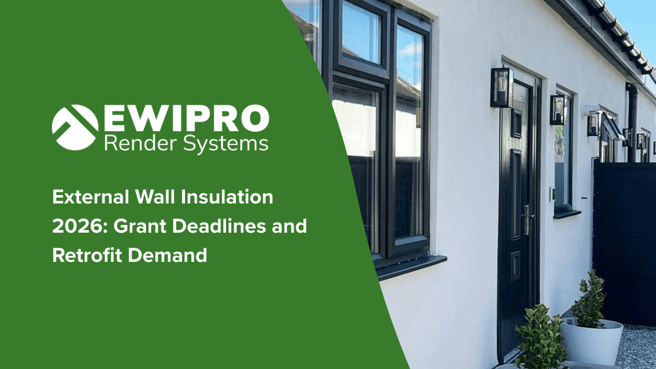 External Wall Insulation system installation in the UK ahead of 2026 grant deadlines and EPC Band C targets