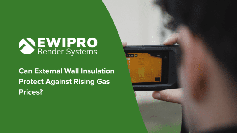 Thermal imaging showing heat loss through poorly insulated external walls