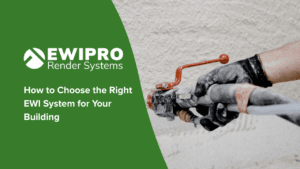 External wall insulation system options for different building types and project requirements